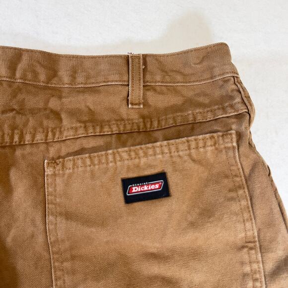 Dickies Canvas Carpenter Shorts Mens 42W Relaxed Fit Tough As Nails 100% Cotton - Picture 2 of 12